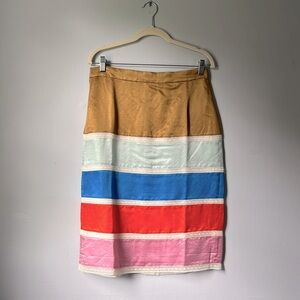 JCrew striped skirt